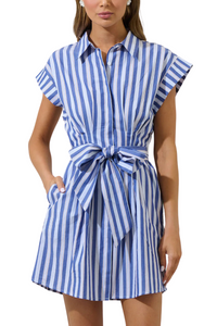 Sugar Lips Samera Button Up Mini Dress