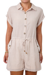 Dolman Button Down Romper