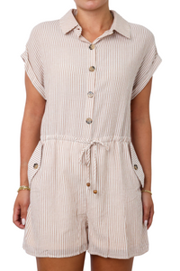 Dolman Button Down Romper