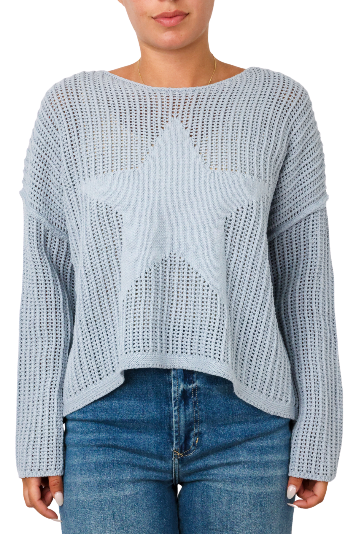 Star Crochet Sweater