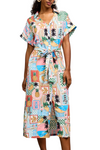 SRB Button Front Maxi Dress