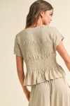 Smocking Detail Top