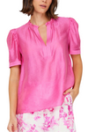 Half Sleeve Ruffled Detail Blouse