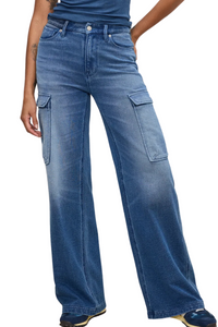 Good American Jeanius Cargo Pant