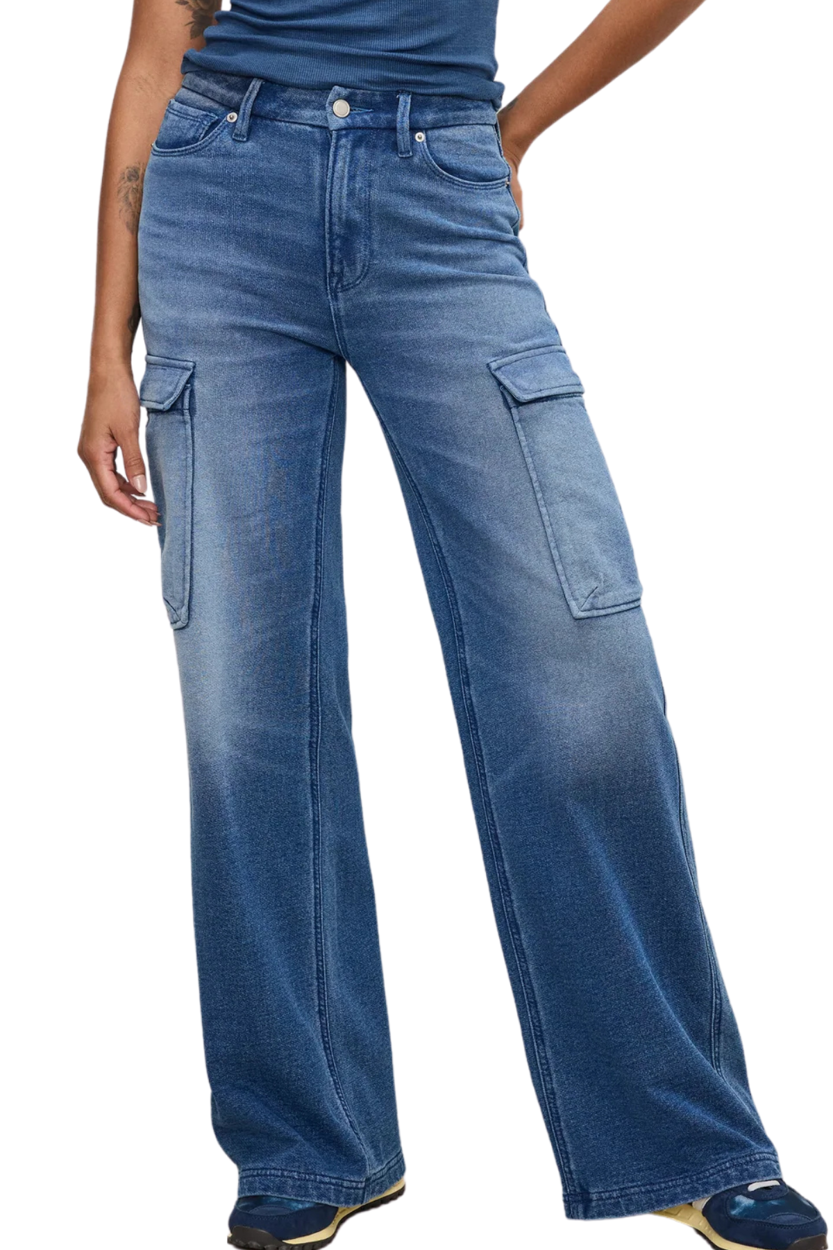 Good American Jeanius Cargo Pant