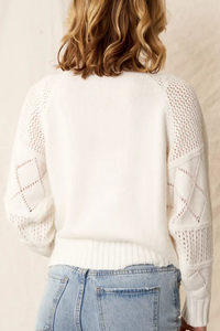 V-Neck Button Down Sweater Cardigan