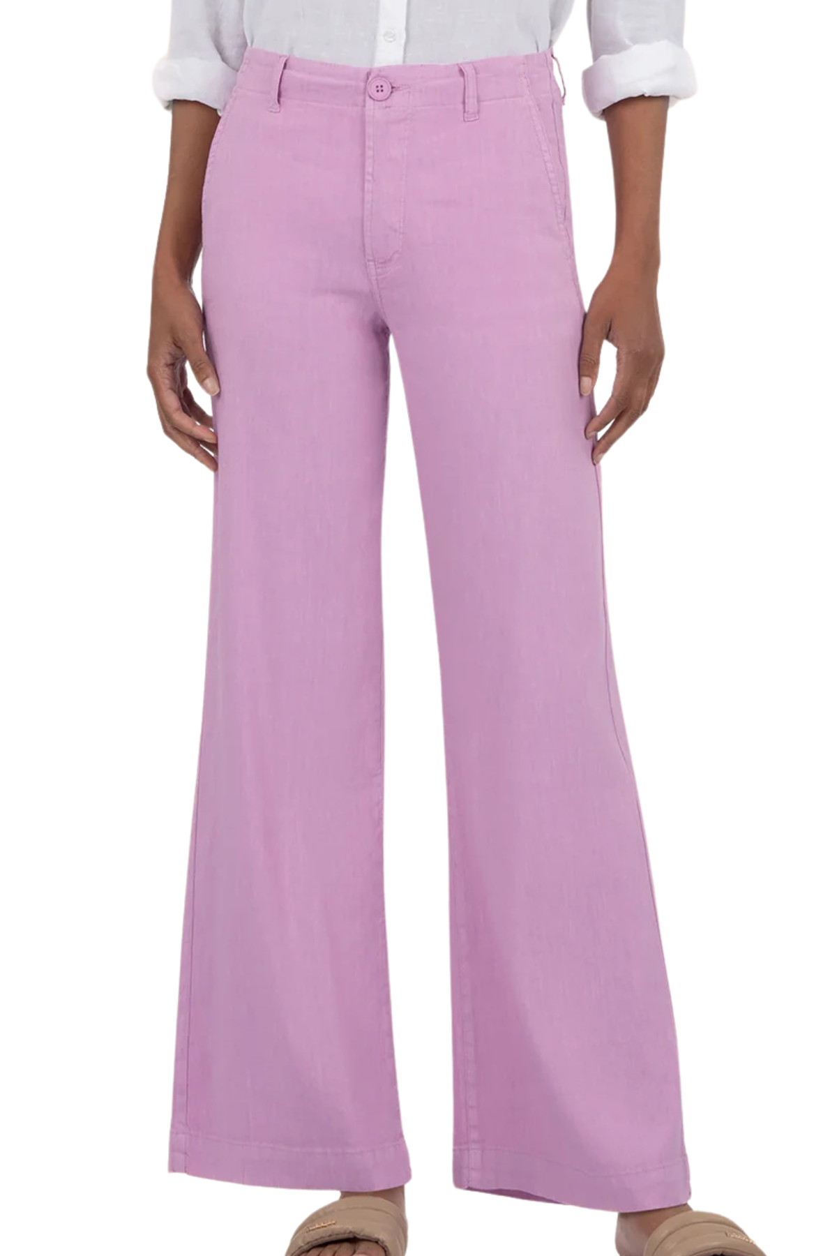Kut Meg Linen Wide Leg Trouser