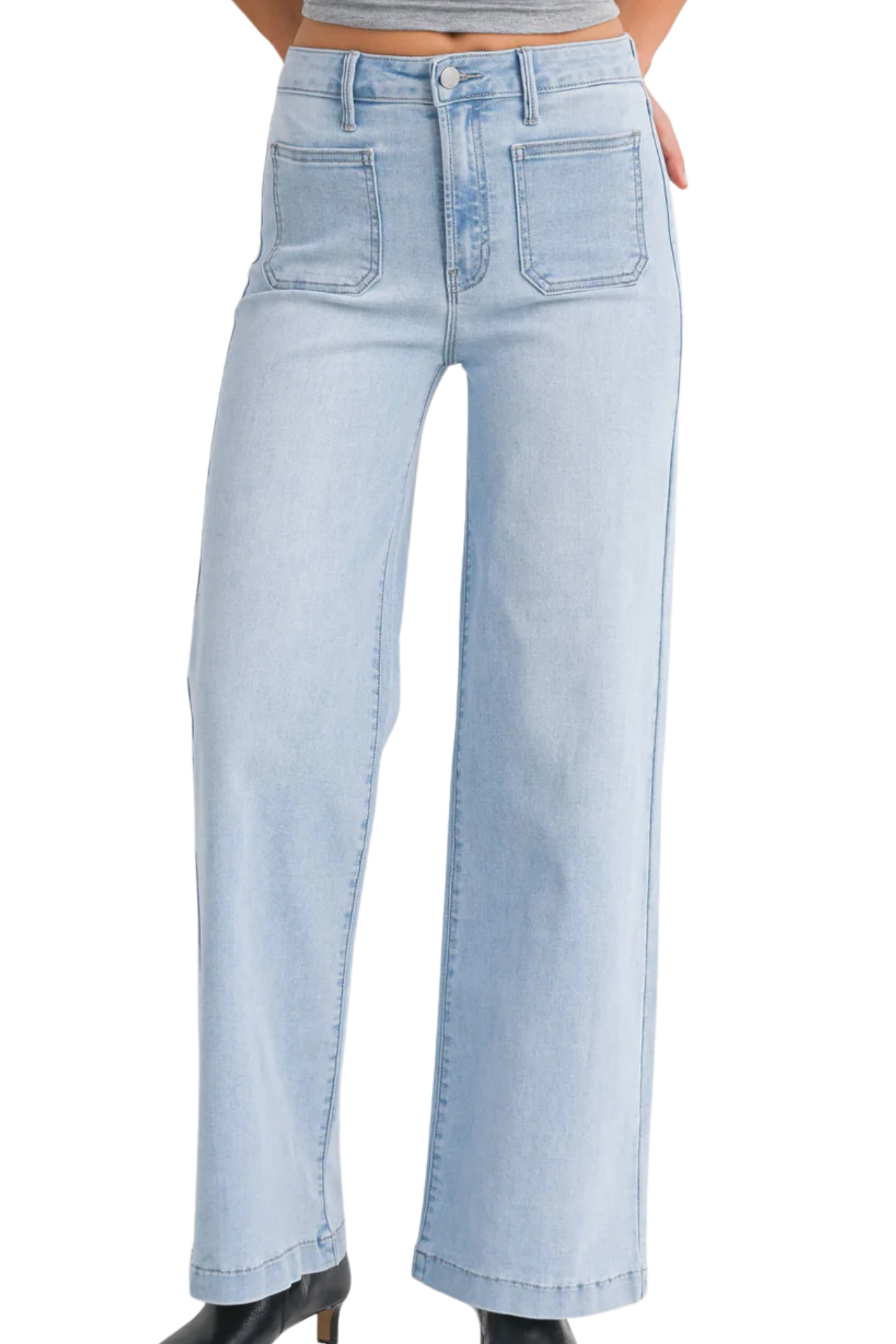 JBD Mini Patch Pocket Wide Leg