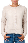 Button Up Structured Cardigan