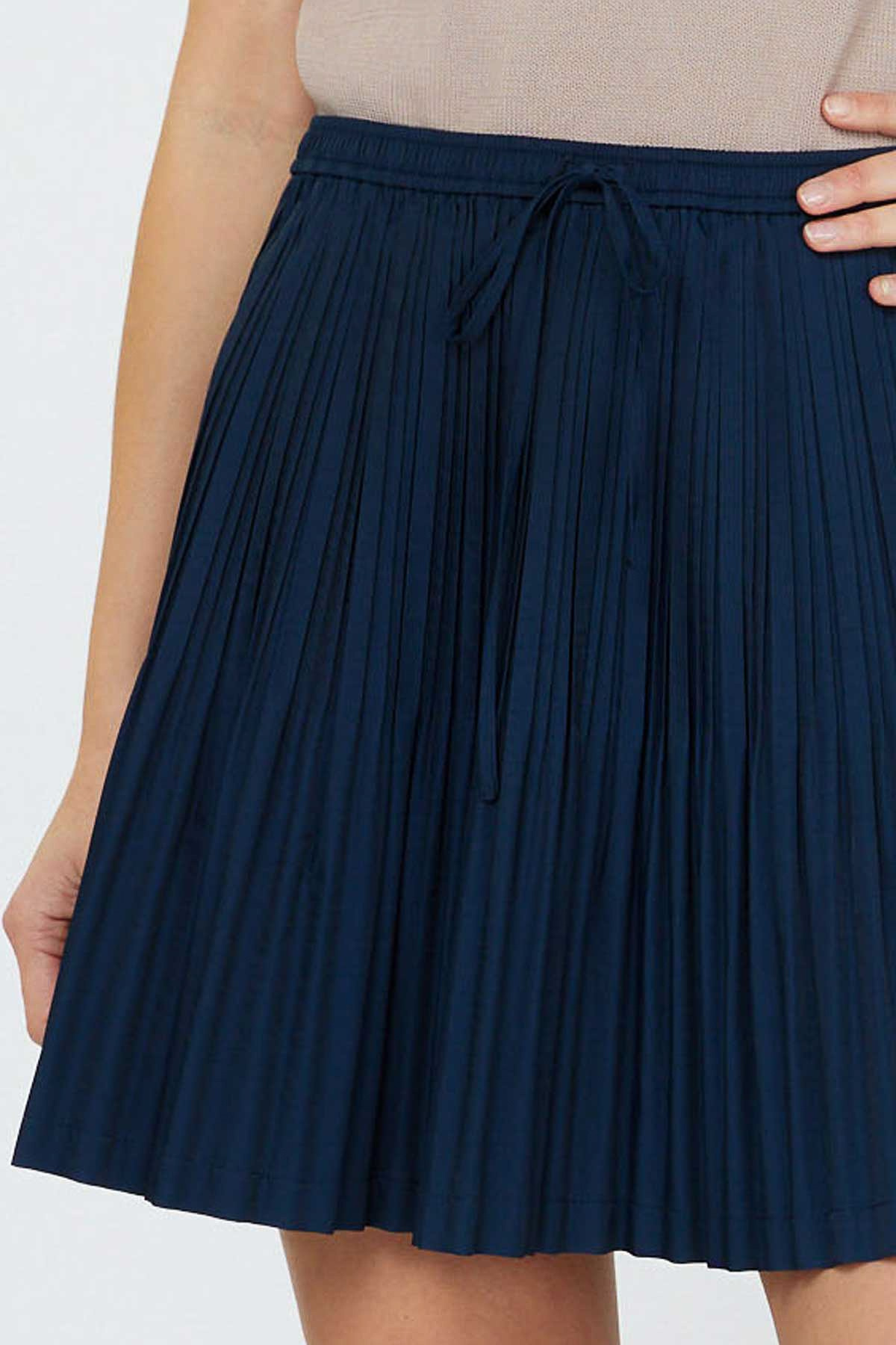 Pleated Mini Skirt