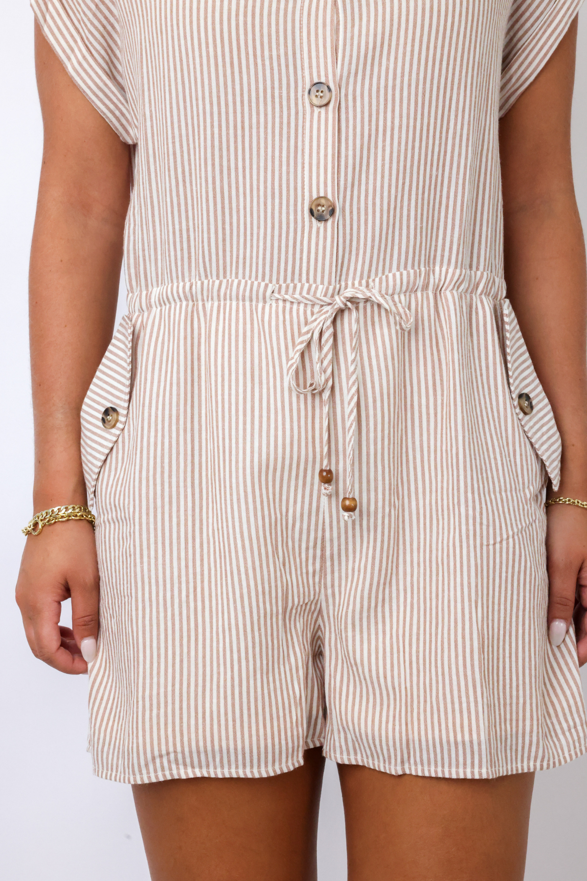 Dolman Button Down Romper