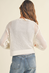 Crochet Knit Cardigan