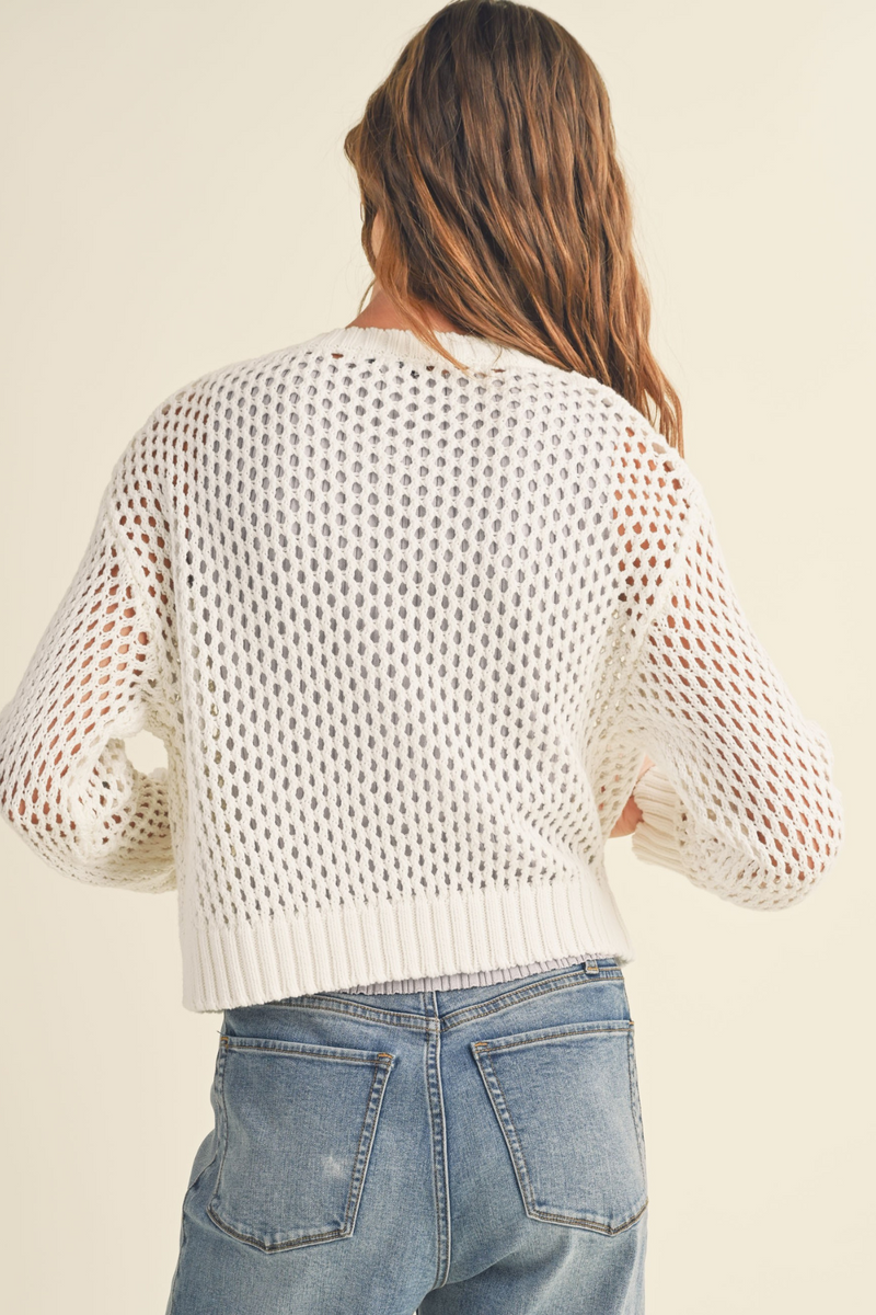 Crochet Knit Cardigan