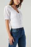Sugar Lips Leighton Crochet Knit Cardigan