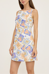 Printed Mini Dress