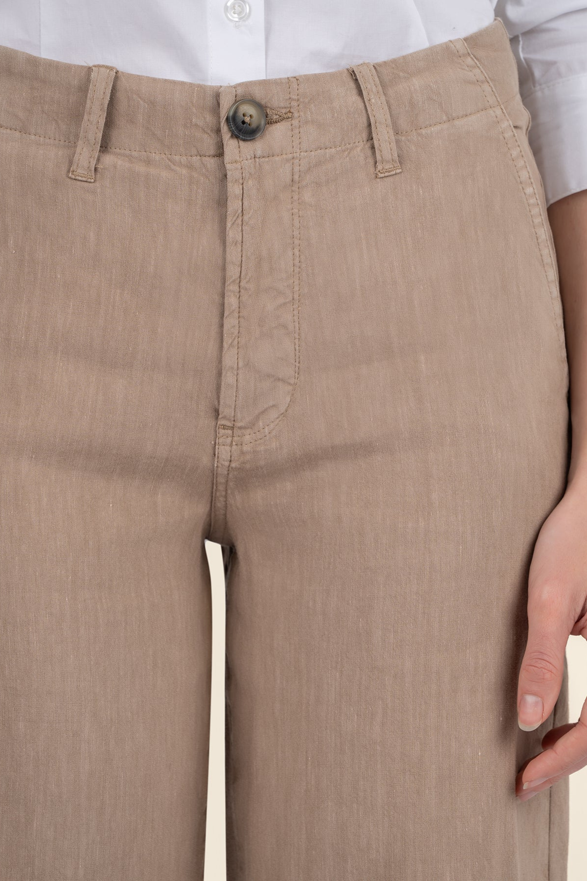 Kut Meg Linen Wide Leg Trouser