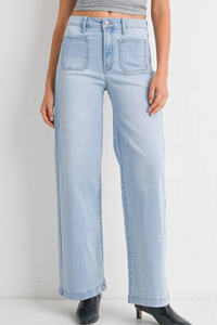JBD Mini Patch Pocket Wide Leg