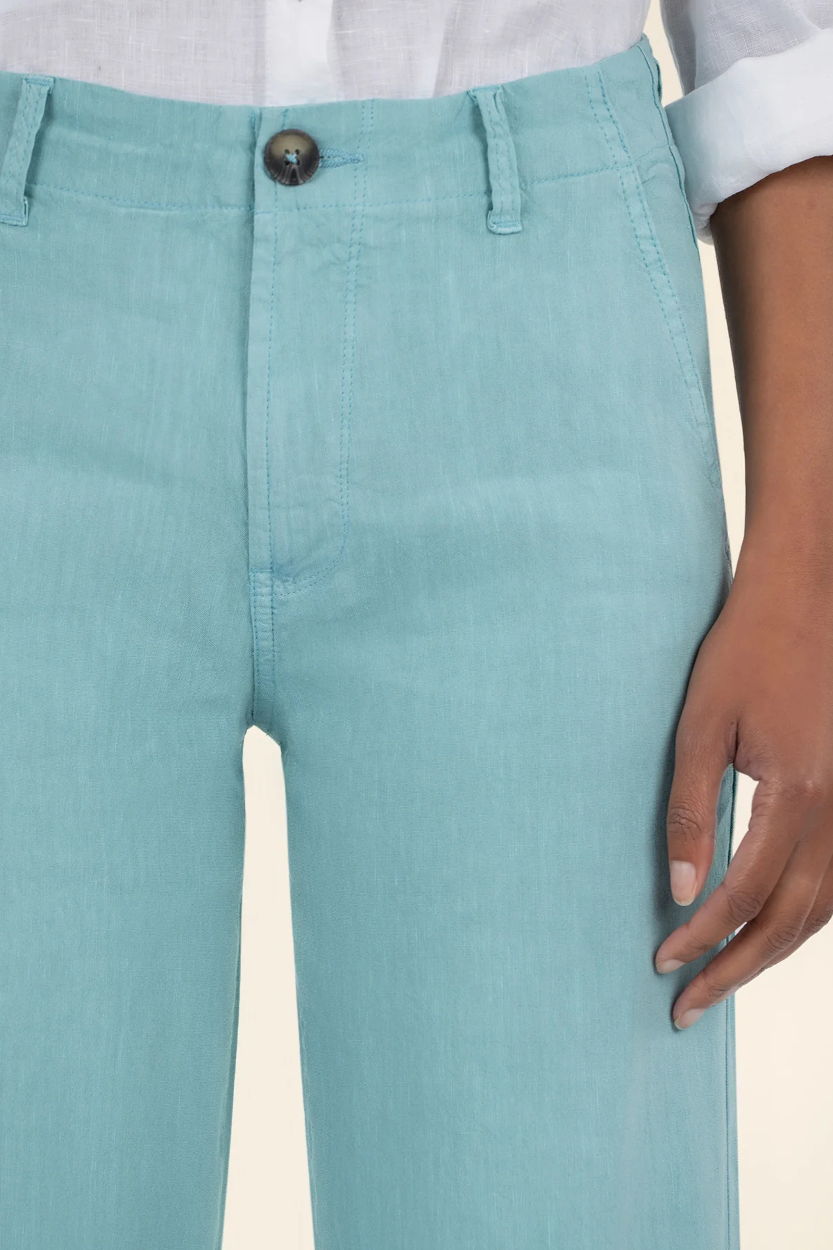Kut Meg Linen Wide Leg Trouser