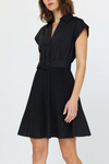 Button Down Collared Midi Dress