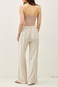 Lexi Ombre Striped Linen Pants