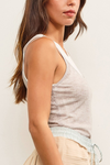 Double Layer Sleeveless Top