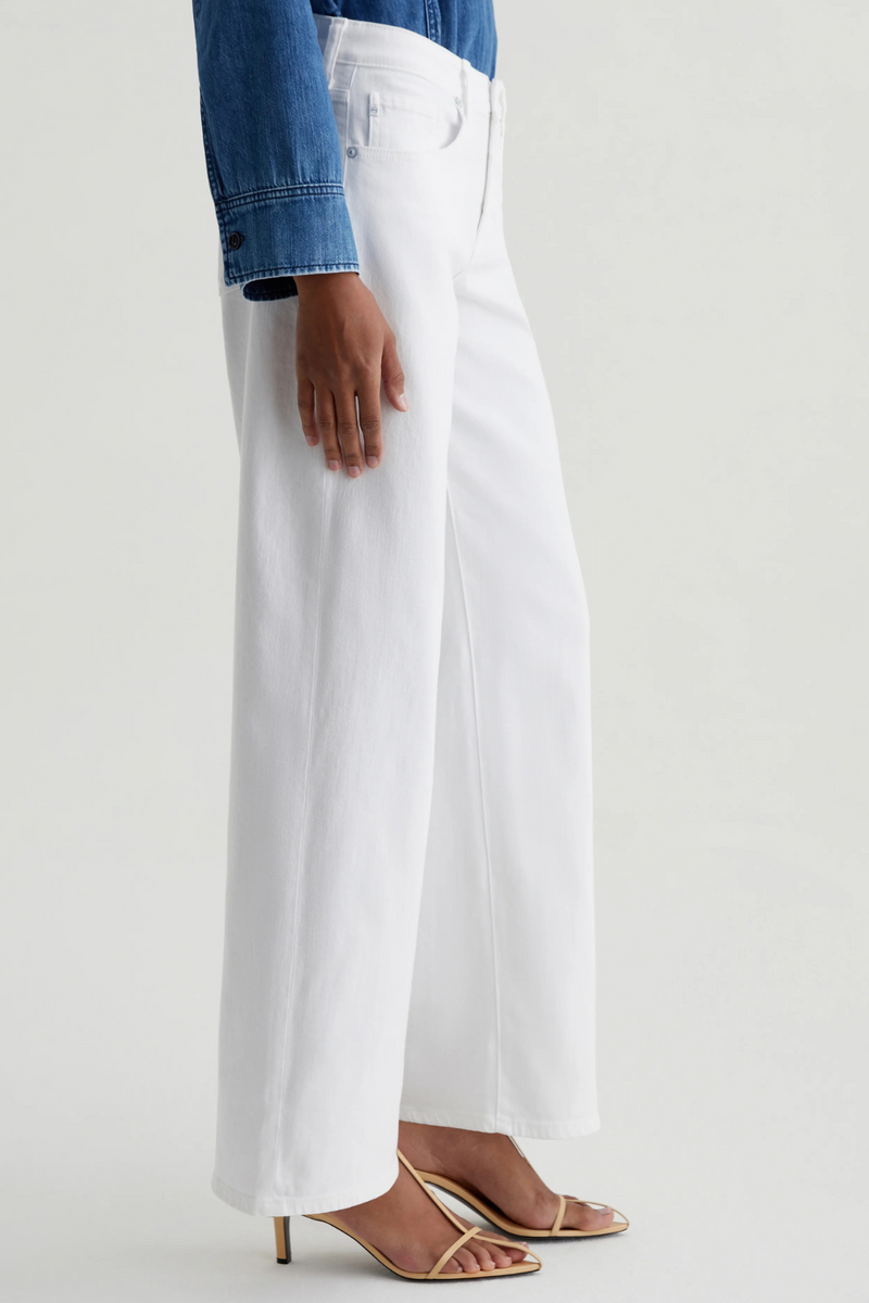 AG Adria Low-Rise Wide Leg Jeans