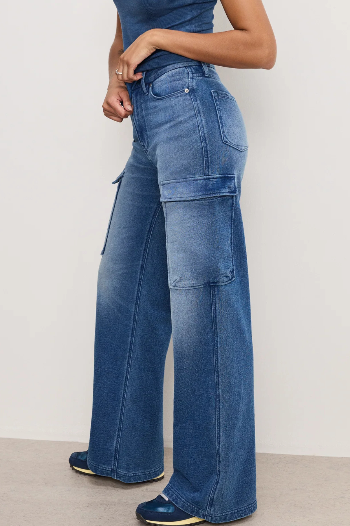 Good American Jeanius Cargo Pant