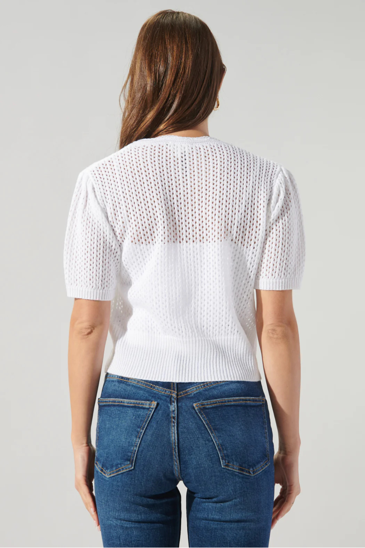 Sugar Lips Leighton Crochet Knit Cardigan
