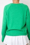 Embroidered Fun Lightweight Brushed Fleece Pullover Top