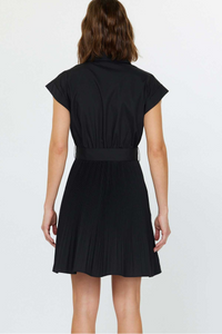 Button Down Collared Midi Dress