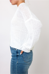 Button Down Cropped Cardigan