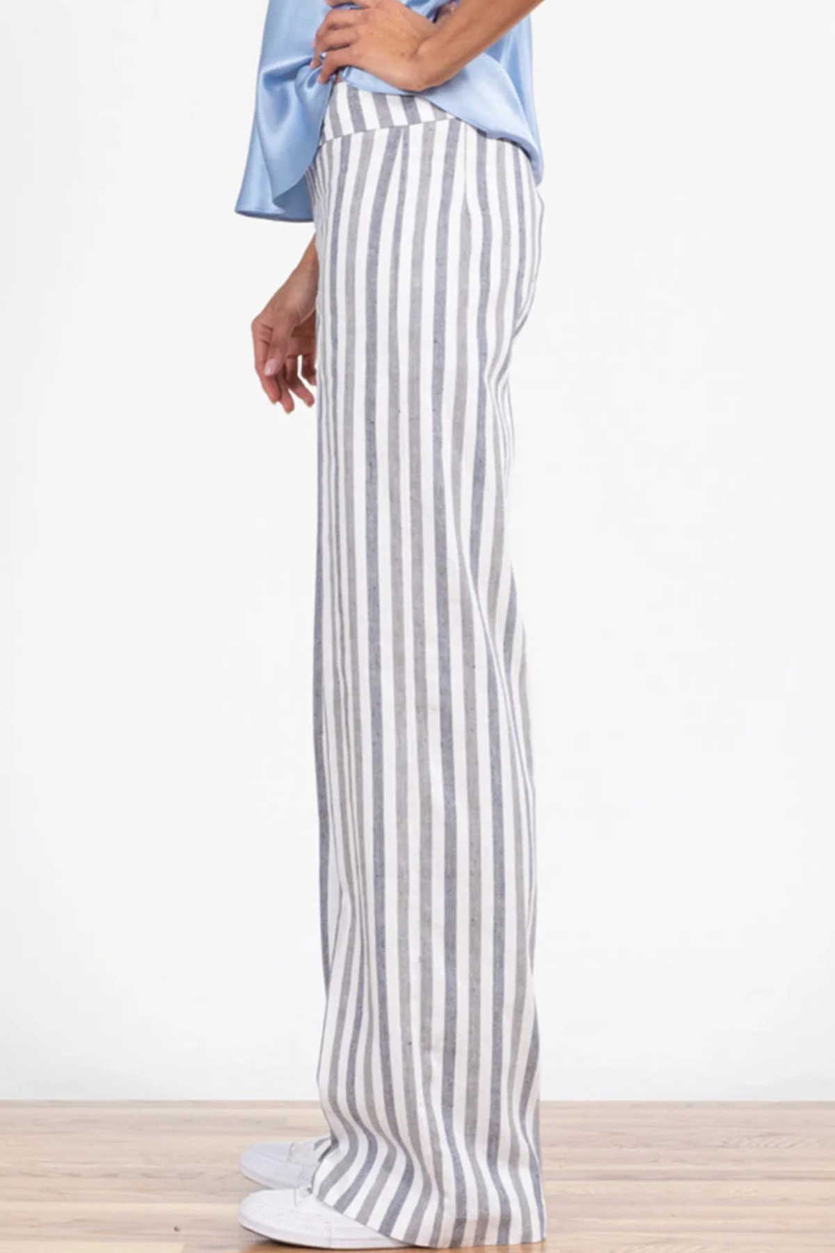 Flavia Stretch Linen Pant