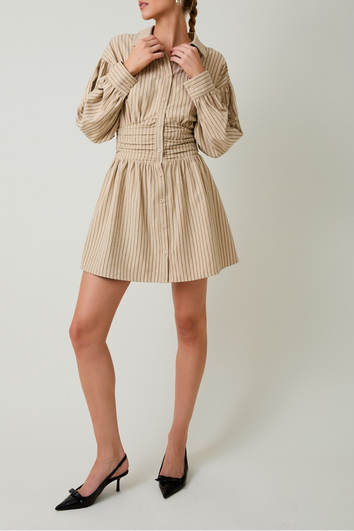Empire Waist Mini Dress