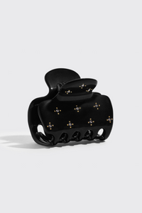 Rhinestoned Medium Puffy Claw Clip