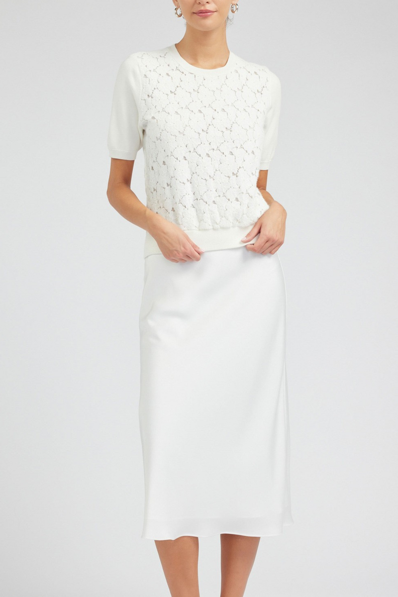 Lace Overlay Top