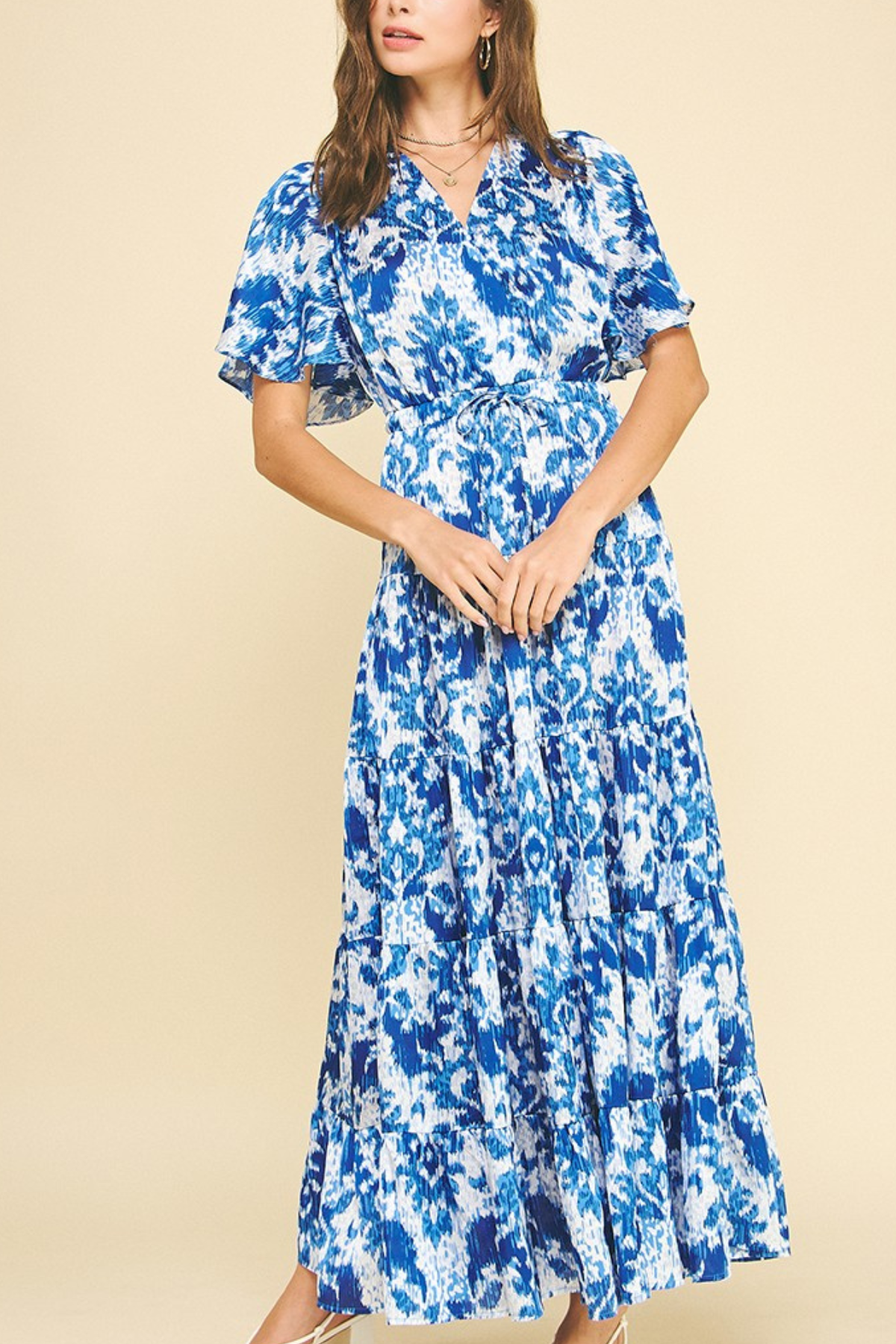 Floral Print Maxi Dress