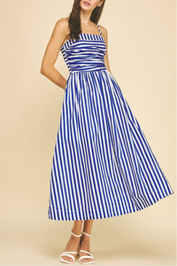 Striped Midi Dress