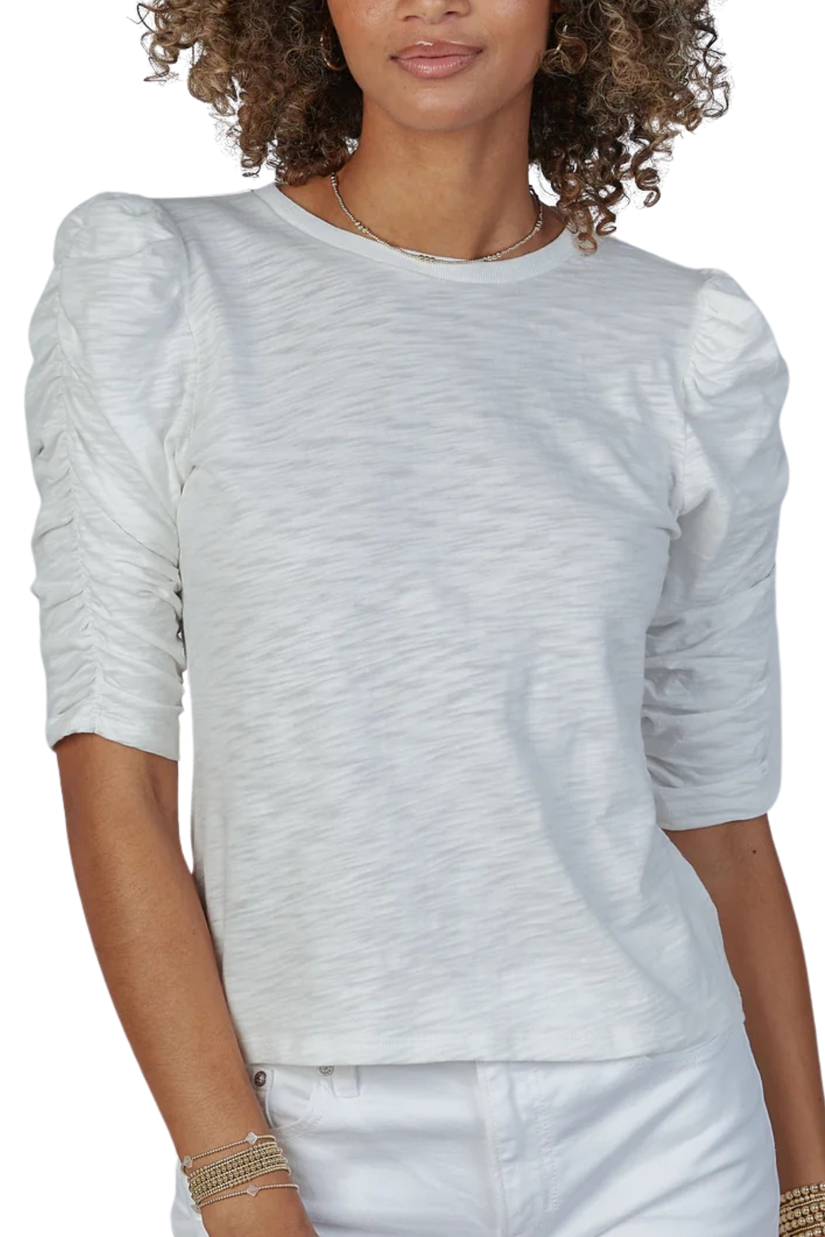 Sophie Ruched Tee *REORDER COMING*