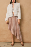 Dress Forum Faux Fur Patch Pocket Jacket