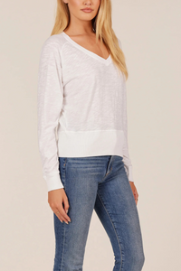 V-Neck Raglan Long Sleeve