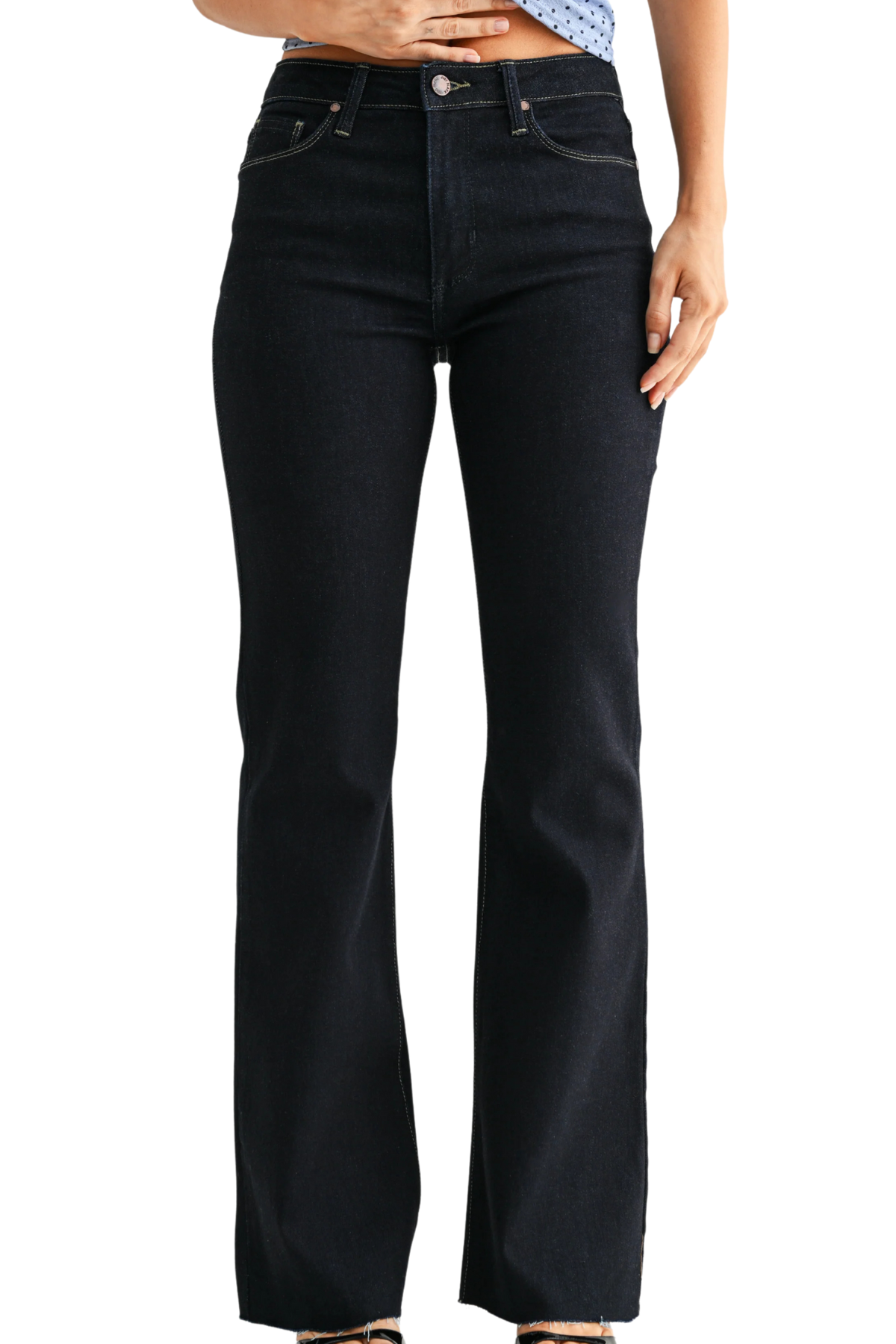 JBD High Rise Scissor Cut Flare