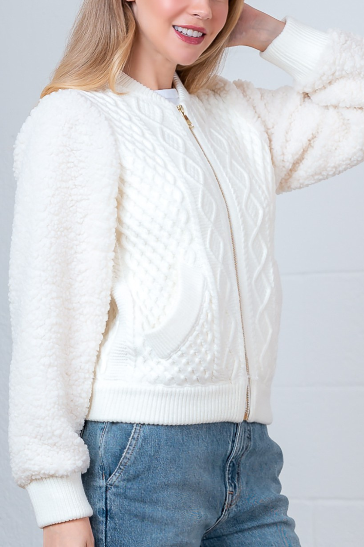 Cable Knit Jacket