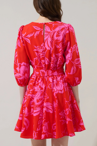 Sugar Lips Collins Godet Mini Dress