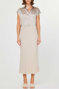 Slip Midi Skirt