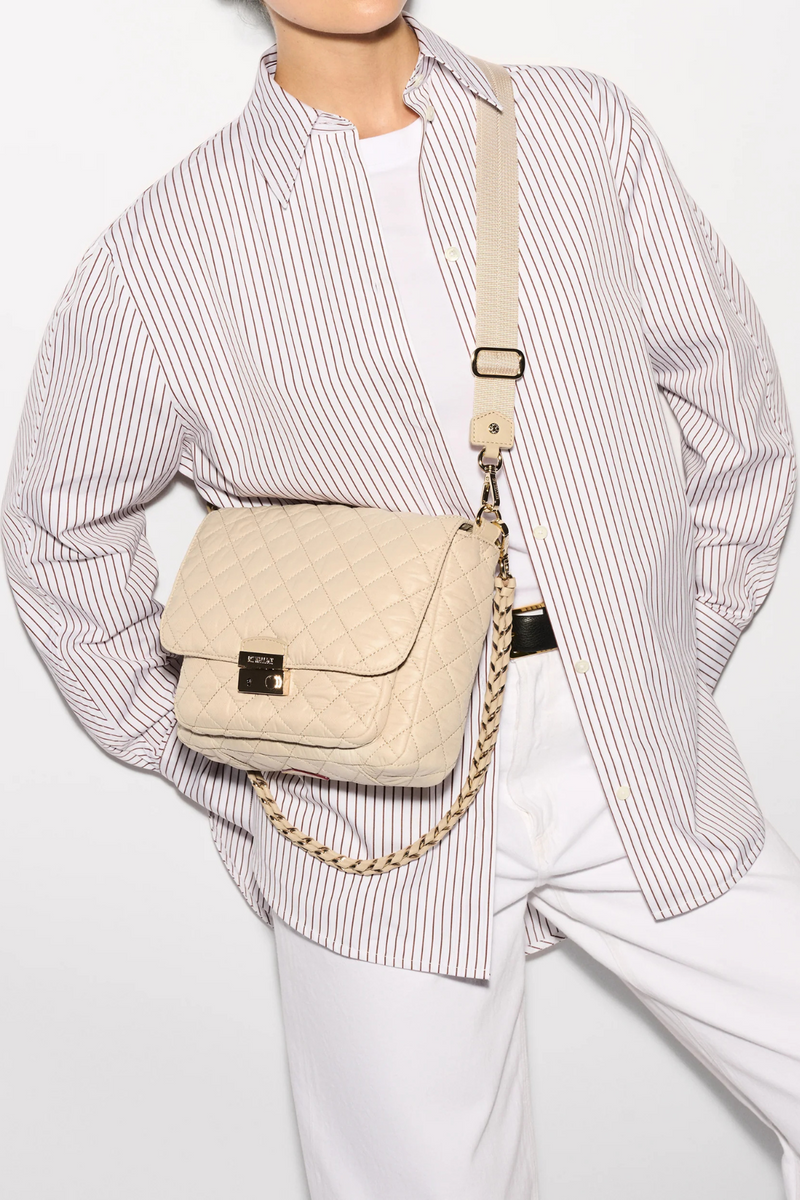 MZ Wallace Crosby Lock Medium Crossbody