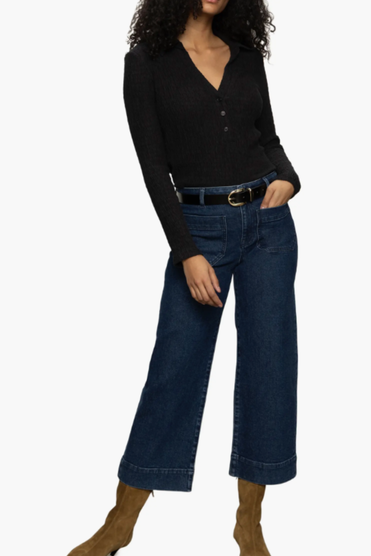Sanctuary Long Sleeve Textured Top