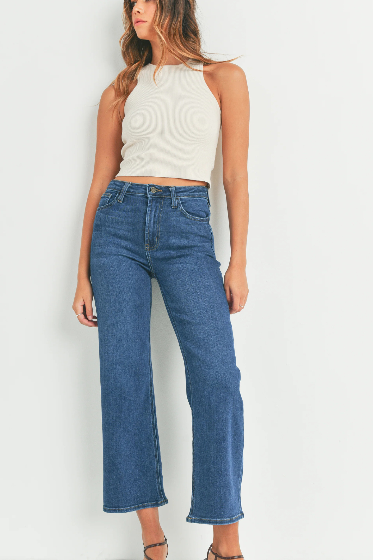 JBD High Rise Wide Leg Jean