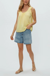 Michael Stars Devon Dot Gauze Tank