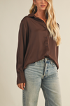 Silky Button Down Shirt