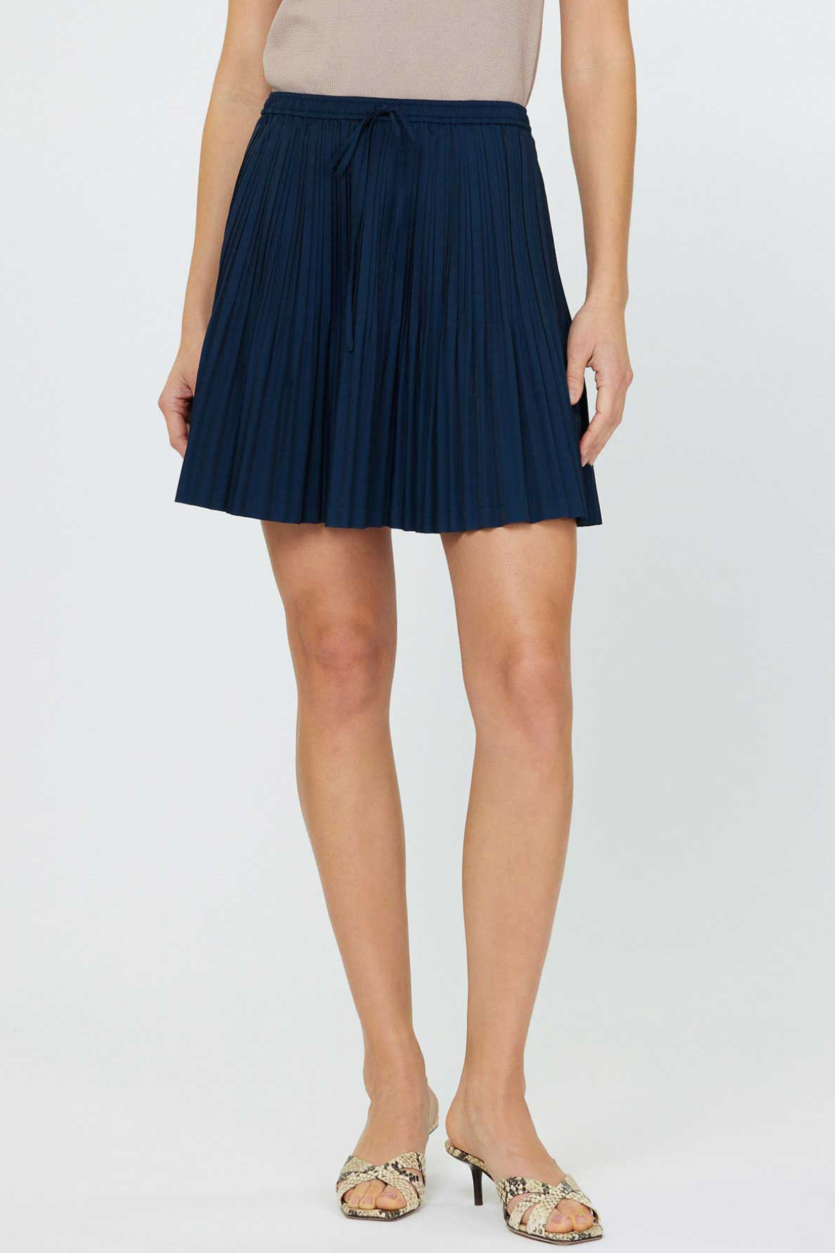 Pleated Mini Skirt